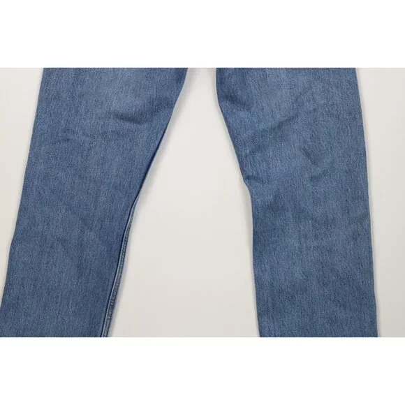 Vintage Y2K Levis 505 Mens 30x30 Faded Regular Straight Leg Denim Jeans Blue